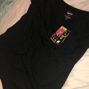 Hollister black graphic tee